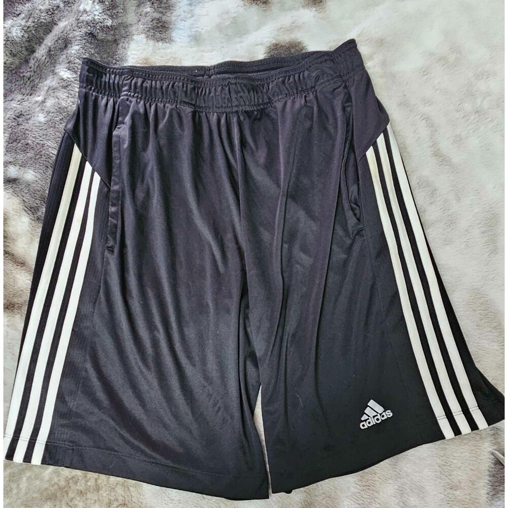 Men’s Adidas Climalite Basketball Gym Shorts Size Large